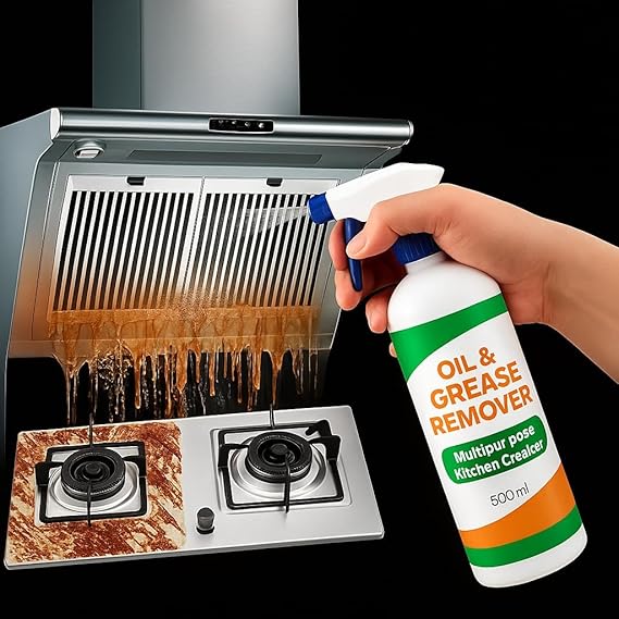 Kitchen Cleaner Spray Oil & Grease Stain Remover pack of 1