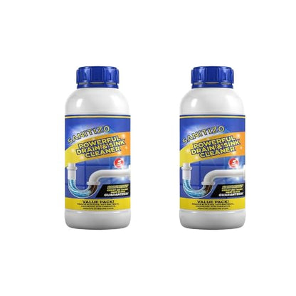 Sanitizo Drain Cleaner Powder Powerful Drain & Sink Cleaner pack of 2