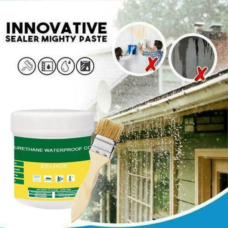 Waterproof Transparent Glue | Anti-Leakage Agent Coating| Invisible Crack Sealant Super Strong Gel Adhesive for Roof, Bathroom Wall, Window, Tile & mildew-proof Kitchen (300 grams)