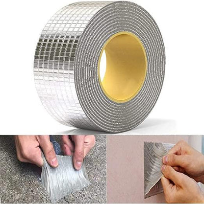 Leakage Repair Waterproof Foil Tape- Aluminium Foil Waterproof Sealan Tape for Repair(5cmx5m)